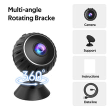 Load image into Gallery viewer, Mini Camera 1080P Home WiFi Security Camera Indoor Outdoor Body Cameras Nanny Cam Smart Baby Cams Motion Detection Night Vision
