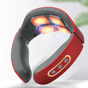 6 Mode, 9 Levels Adjustable Cervical Massager for Neck and Shoulder Relief"