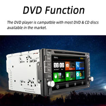 Load image into Gallery viewer, MP5 Player 2 Din Radio Cassette Player 7&quot; Remote Control Car Radio DVD/CD Bluetooth Touch Screen USB/SD/AUX Stereo Autoradio
