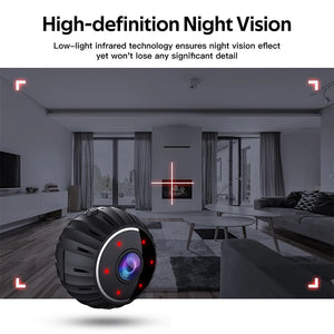 Mini Camera 1080P Home WiFi Security Camera Indoor Outdoor Body Cameras Nanny Cam Smart Baby Cams Motion Detection Night Vision