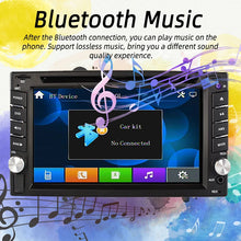 Load image into Gallery viewer, MP5 Player 2 Din Radio Cassette Player 7&quot; Remote Control Car Radio DVD/CD Bluetooth Touch Screen USB/SD/AUX Stereo Autoradio
