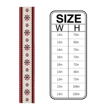 Load image into Gallery viewer, Christmas Snowflake Red Plaid Linen Table Runners for Dining Table Wedding Party Decor Dining Table Runners Navidad Decorations
