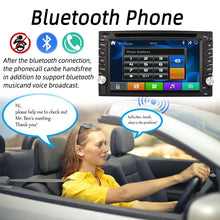 Load image into Gallery viewer, MP5 Player 2 Din Radio Cassette Player 7&quot; Remote Control Car Radio DVD/CD Bluetooth Touch Screen USB/SD/AUX Stereo Autoradio
